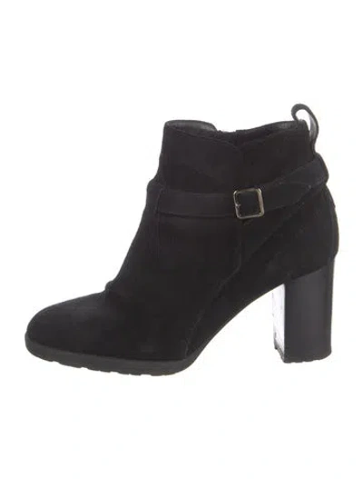 Pre-owned Bally Suede Boots In Black