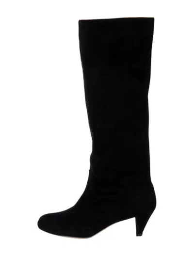 Pre-owned Bally Suede Boots In Black