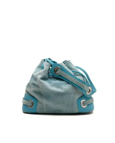 Pre-owned Bally Suede Darlina Bucket Bag In Other