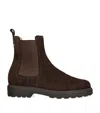Bally Suede Gevon Chelsea Boots In Brown