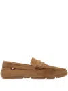 Bally Suede Loafers In Brown