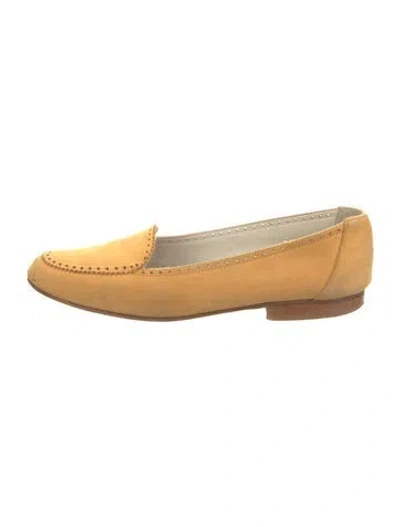 Pre-owned Bally Suede Loafers In Neutral