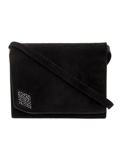 Pre-owned Bally Suede Messenger Bag In Purple