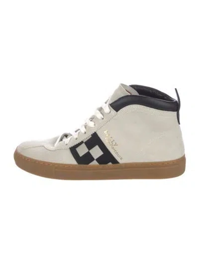 Pre-owned Bally Suede Printed Sneakers