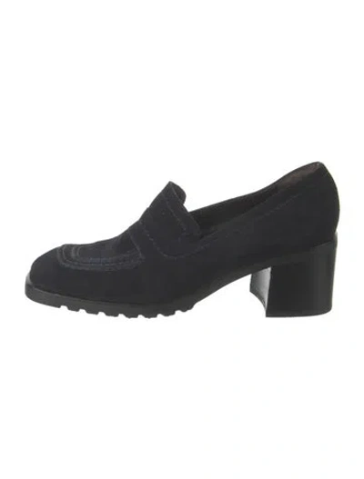 Pre-owned Bally Suede Pumps In Black