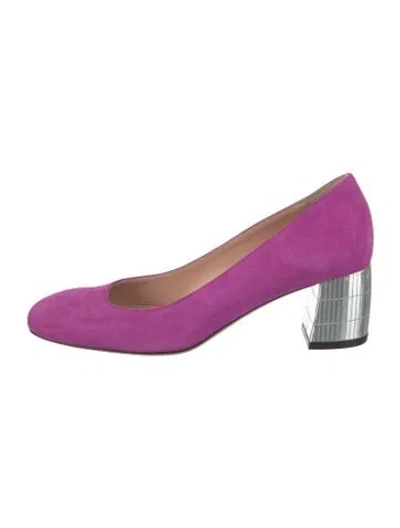Pre-owned Bally Suede Pumps In Pink
