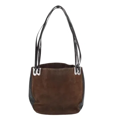 Pre-owned Bally Suede Shoulder Bag () In Brown