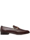 Bally Sadei Logo-plaque Leather Loafers