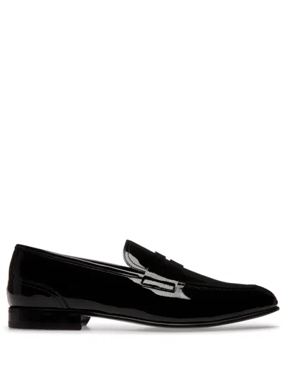 Bally Suisse Patent-leather Loafers In Black