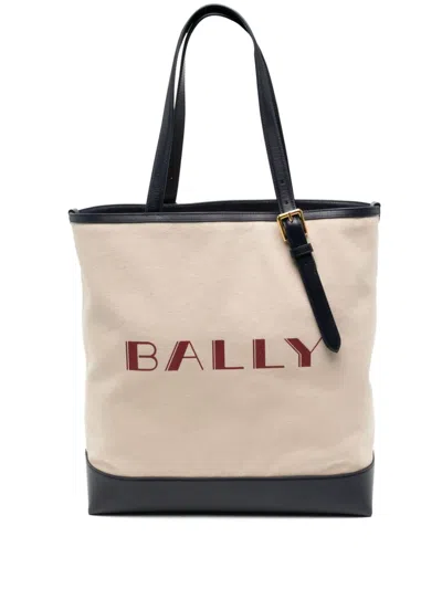 Bally Summer Capsule Tote Bag In White