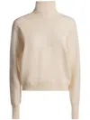 Bally Long Sleeves Textured Knit Crewneck In Brown