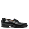 Bally Sweeny Leather Penny Loafers In Black
