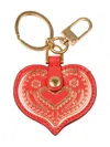 Bally Swissness Airtag Holder In Red