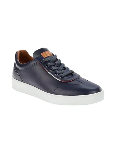 Pre-owned Bally Switzerland Baxley.o Ink Calf Plain Mens Sneakers Us 12.5 In Black