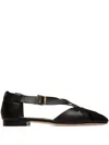 Bally Sylt Braided Square-toe Flat Pumps In Multi