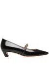 Bally Sylt Patent-leather Pumps In Schwarz