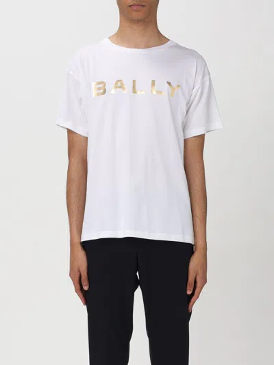 Bally Logo Cotton Jersey T-shirt In White