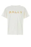 Bally Logo Printed Crewneck T-shirt In White