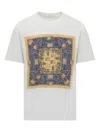 Bally Front Graphic Organic Cotton T-shirt In White