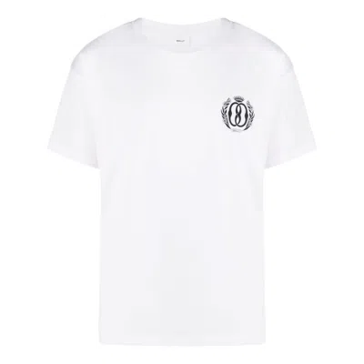 Bally Logo-print Organic-cotton T-shirt In White