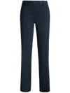 Bally Tailored Slim-fit Cotton Trousers In Blau