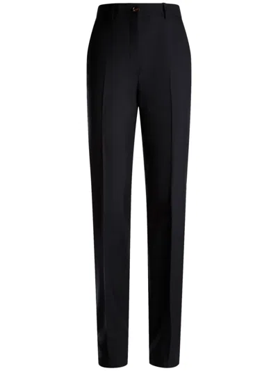 Bally Tailored Slim-fit Twill Trousers In Blue
