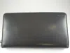 Bally Tallen Men's 6218189 Black Leather Zippered Long Wallet In Grey