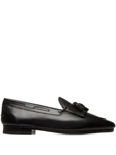 Bally Tassel-detail Loafers In Black