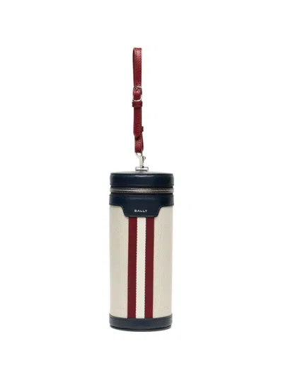 Bally Tennis Collection Canvas Ball Case In Multi