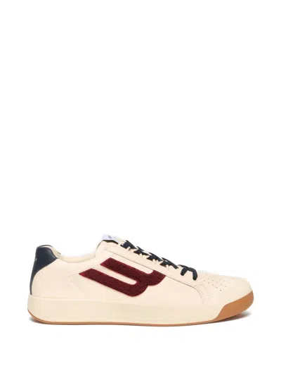Bally Tennis Collection Leather Sneakers In Multi
