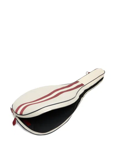 Bally Tennis Collection Striped Racket Case In Multi