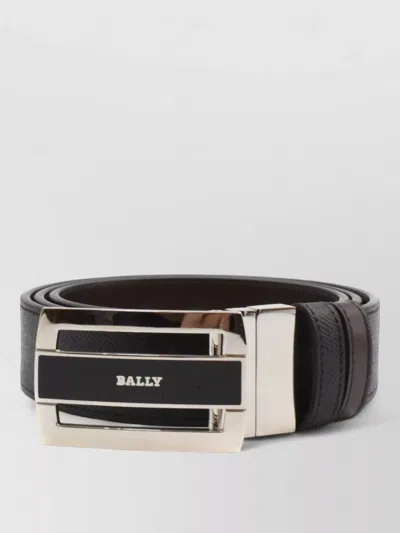 Bally Textured Belt Adjustable Length Design In Black