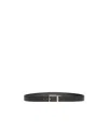Bally Textured Belt In Black