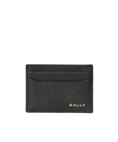 Bally Textured Card Holder In Black