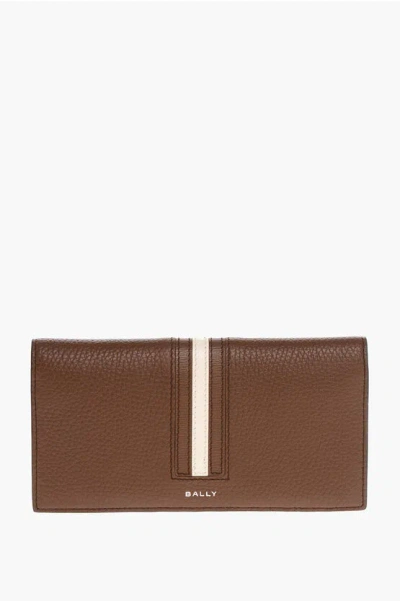 Bally Textured Leather Bifold Wallet Grösse Unica
