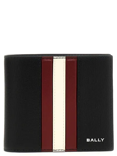 Bally Textured Leather Wallet In Black