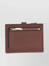 Shop Bally Textured Leather Wallet Metal Hardware