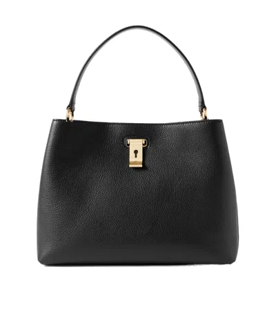 Bally Textured-leather Tote In Black