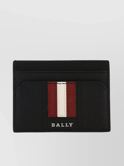 Bally Thar Leather Card Holder In Black