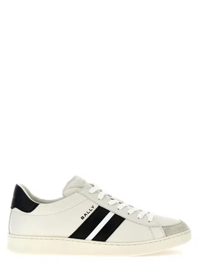 Bally Thiago Sneakers In White/black