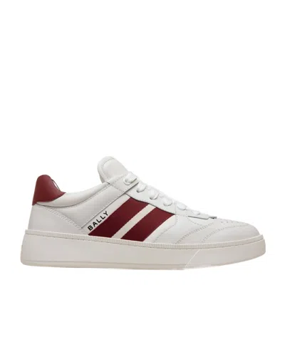 Bally Tie Low Upper Board Shoes In White