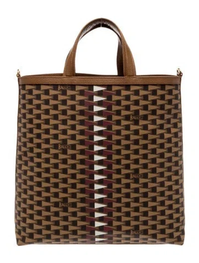 Pre-owned Bally Top Handle Bag In Brown