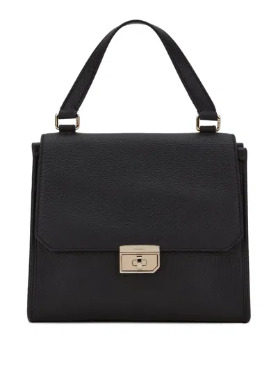 Bally Top-handle Clasp Bag In Black