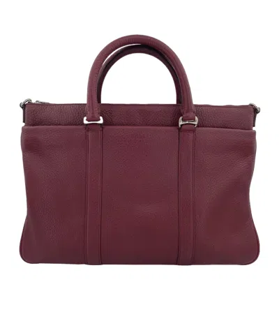 Bally Top Handle Handbag In Red
