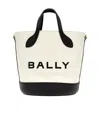Bally Blackwhite Bar Handbag In White