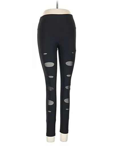 Pre-owned Bally Total Fitness Leggings In Black