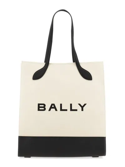 Bally Tote Bag Bar Keep On In Blue