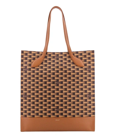 Bally Tote Bag In Brown