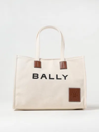 Bally Tote Bags  Woman Color Ecru