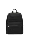 Bally Treck Logo Backpack In Black